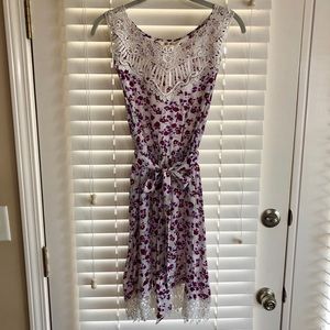 Floral Crochet Dress